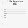 Kalendersats 2026 Compact Lilla Agendan