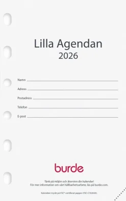 Kalendersats 2026 Compact Lilla Agendan