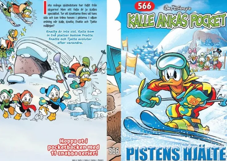 Kalle Ankas Pocket 566. Pistens hjälte