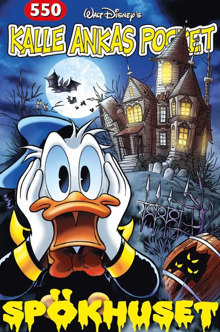 Kalle Ankas Pocket 550. Spökhuset