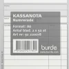 Kassanota A6, numrerad, 2 x 50 blad