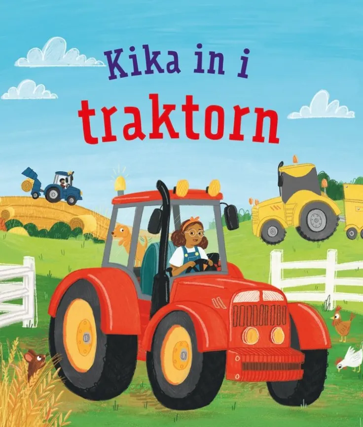 Kika in i traktorn