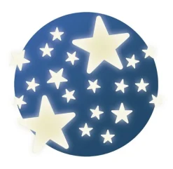 Klistermärken stjärnor självlysande