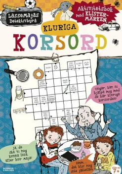 Kluriga korsord : aktivitetsbok med klistermärken