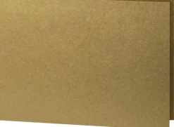 Kort A6 dubbla liggande 5-pack guld