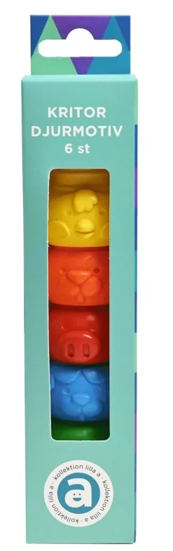 Kritor greppvänlig 6 färger