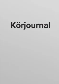 Körjournal A5