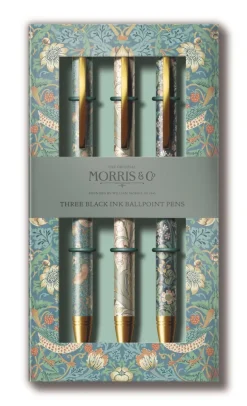 Kulspetspenna 3st i ask Strawberry Thief - William Morris