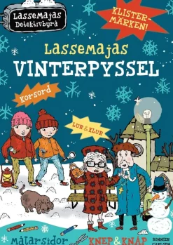 LasseMajas vinterpyssel med klistermärken