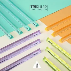 Linjal 15cm triangulär Milan New Look