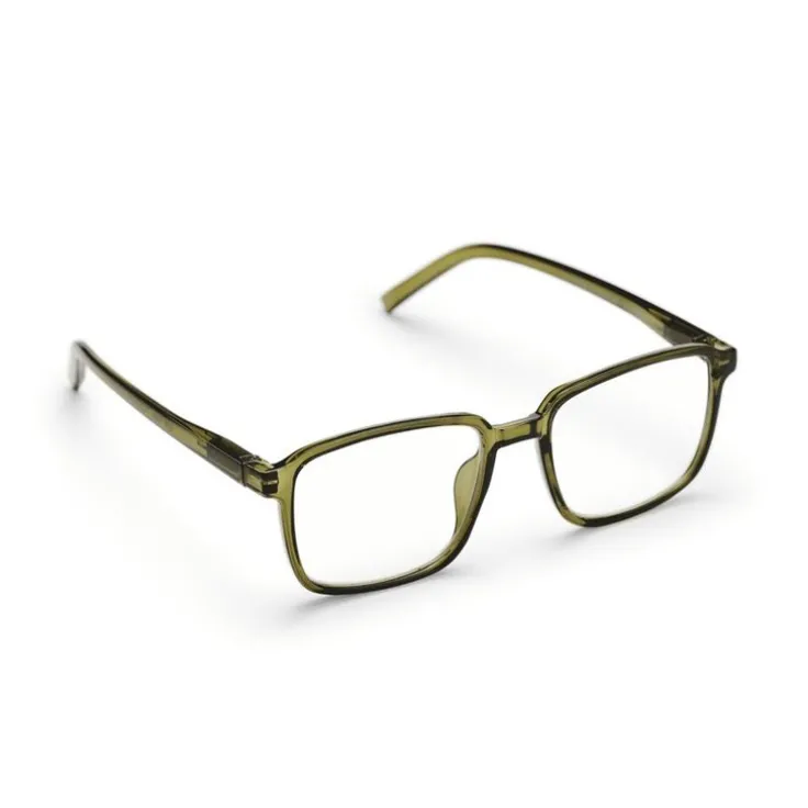 Läsglasögon +1,0 Kalix transparent mörkgrön