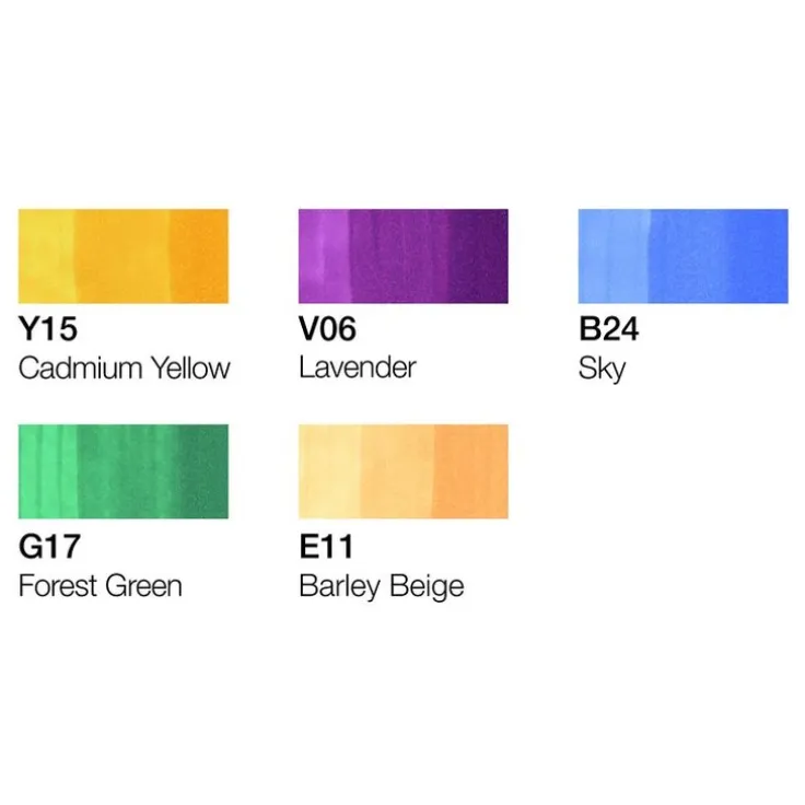 Marker Copic Ciao 5+1 Set Manga 1