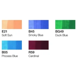 Marker Copic Ciao 5+1 Set Manga 2