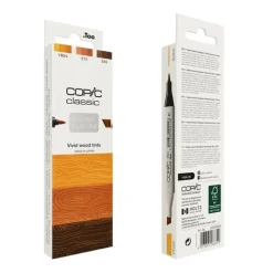 Marker Copic Classic Designer Collection 3-pack - Vivid wood tints