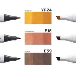 Marker Copic Classic Designer Collection 3-pack - Vivid wood tints
