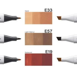 Marker Copic Classic Designer Collection 3-pack - Brick & terra tints