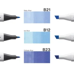 Marker Copic Classic Designer Collection 3-pack - Skyline tints
