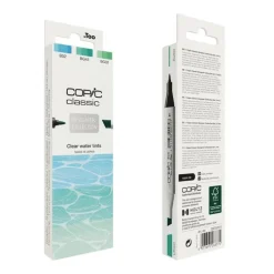 Marker Copic Classic Designer Collection 3-pack - Clear water tints