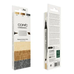 Marker Copic Classic Designer Collection 3-pack - Natural stone tints
