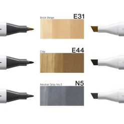 Marker Copic Classic Designer Collection 3-pack - Natural stone tints