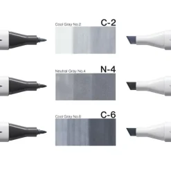 Marker Copic Classic Designer Collection 3-pack - Steel structure tints
