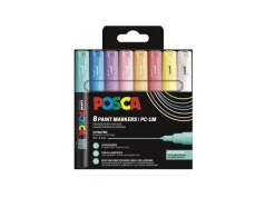 Marker Posca PC-1M 8 pastellfärger