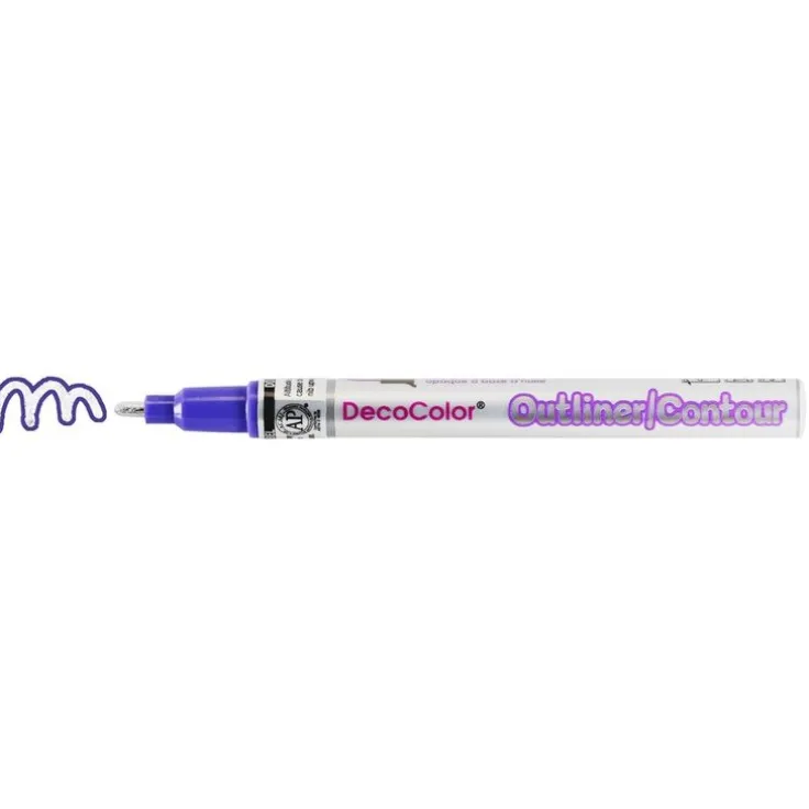 Markerpenna DecoColor Color Outliner violett/silver