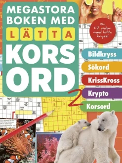 Megastora boken med lätta korsord 2