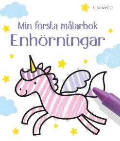 Min första målarbok. Enhörningar
