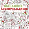 Målarbok adventskalender : 24 julmotiv att färglägga