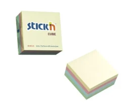 Notisblock 76x76mm 400 blad 4 pastellfärger