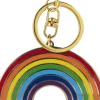 Nyckelring regnbåge metall