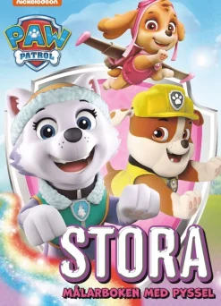 Paw Patrol. Stora målarboken med pyssel