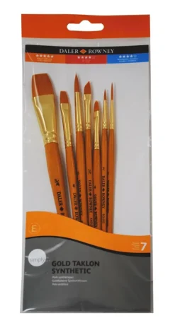Pensel Simply Art Gold Taklon 7-pack