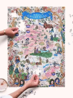 Pussel 1000 bitar - Vinpussel - Champagne