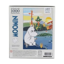 Pussel 1000 bitar Art Puzzle Moomin On Bridge