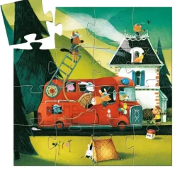 Pussel 16 bitar Brandbil