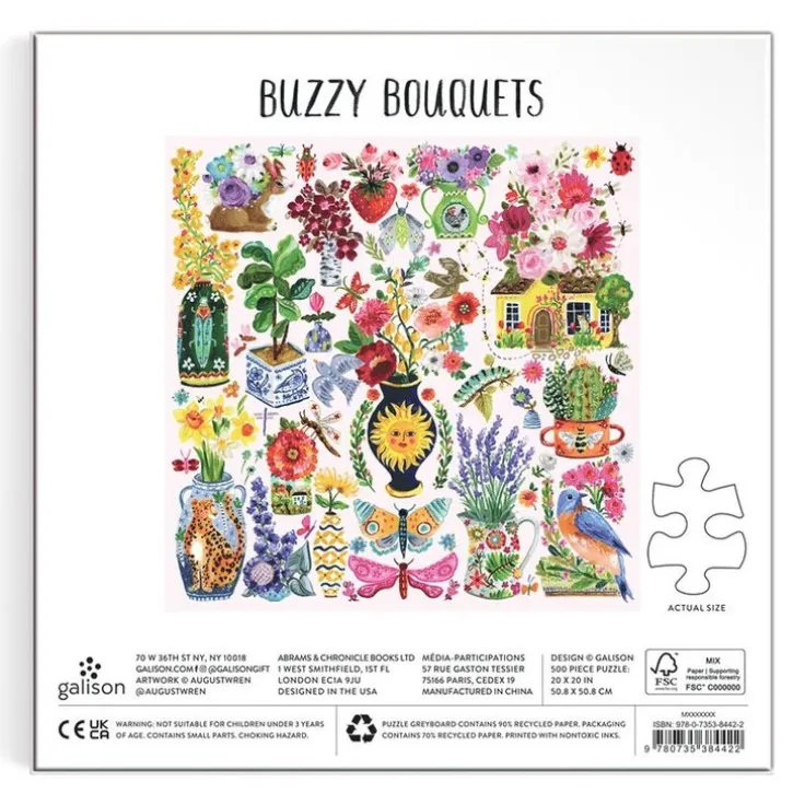 Pussel 500 bitar Buzzy Bouquets