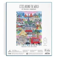 Pussel 1000 bitar Cities Around The World