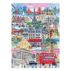 Pussel 1000 bitar Cities Around The World