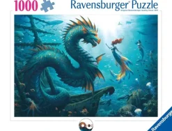 Pussel 1000 bitar Enchanted Depths Dragon Mermaid
