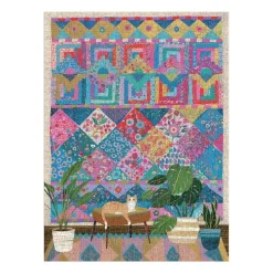 Pussel 1000 bitar folierade Quilter's Corner