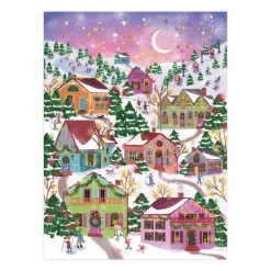 Pussel 1000 bitar folierade Snowcap Village