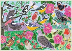 Pussel 1000 bitar Garden Birds, Kate Heiss