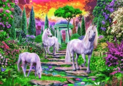 Pussel 2000 bitar Garden unicorns High Quality Collection