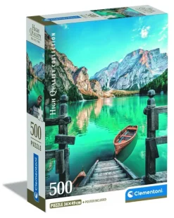 Pussel 500 bitar High Quality Collection - Braies Lake