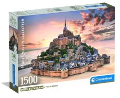 Pussel 1500 bitar High Quality Collection - The Mont Saint-Michel Rising