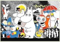 Pussel 1000 bitar Moomin: Comic Strip, Book One
