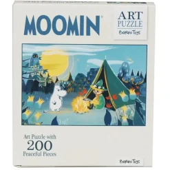 Pussel 200 bitar Mumin Art Puzzle blå
