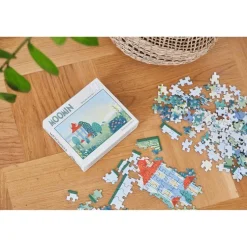 Pussel 200 bitar Mumin Art Puzzle grön